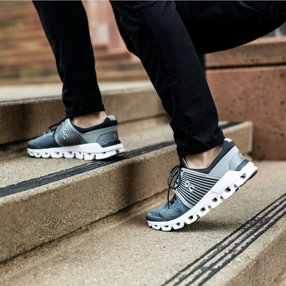 On Cloud Cloudswift Running Textile Sneakers Shoe Gray Men 10.5 or women 12 - Picture 4 of 6
